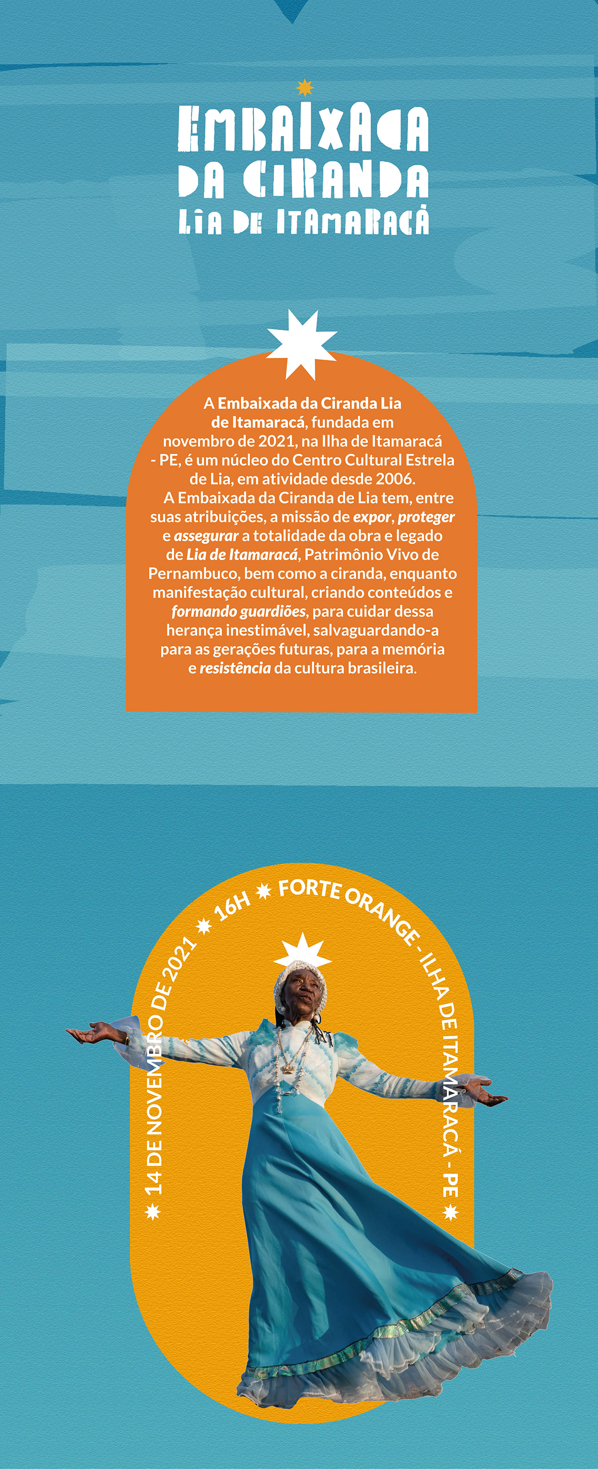 Foto de Lia de Itamaracá